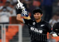 Rachan Ravindra becomes the first batsman in the world to score a century on his debut match in the ODI World Cup and Champions Trophy