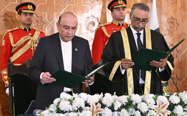 Justice Sarfaraz Dogar took oath as Acting Chief Justice of Islamabad High Court