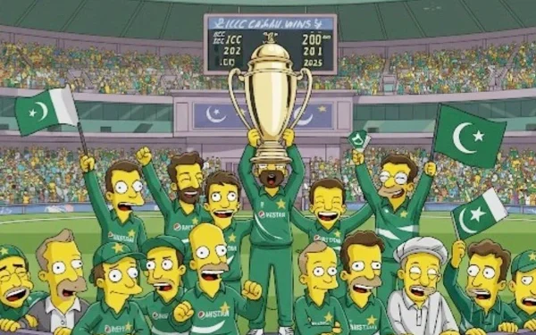 The Simpsons cartoon predicts Pakistan's "Champions Trophy" win