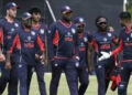 Two new records were made in ODI cricket in the match between USA and Oman