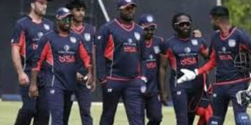 Two new records were made in ODI cricket in the match between USA and Oman