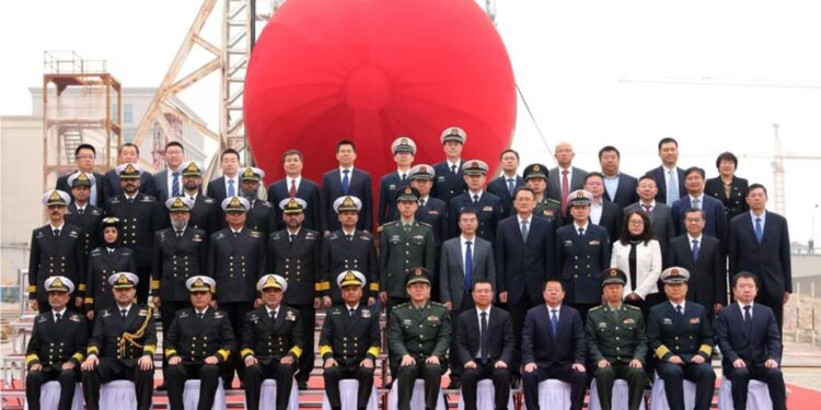 PAKISTAN NAVY LAUNCHES SECOND HANGOR-CLASS SUBMARINE IN CHINA