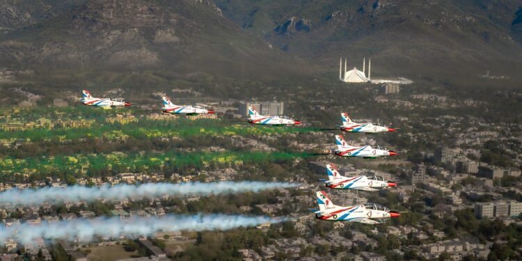 PAF’S MAJESTIC FLYPAST MARKS PAKISTAN DAY CELEBRATIONS