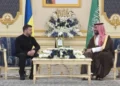 Ukrainian President Arrives in Riyadh to Meet US Officials, Meets Saudi Crown Prince