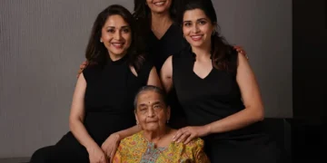 Why did Madhuri's beautiful sisters stay away from the film industry?