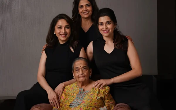 Why did Madhuri's beautiful sisters stay away from the film industry?