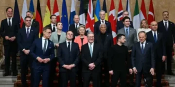 European leaders meet to express solidarity with Ukraine, agree to continue military aid