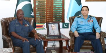 COMMANDER OF THE AIR FORCE OF ZIMBABWE CALLS ON AIR CHIEF