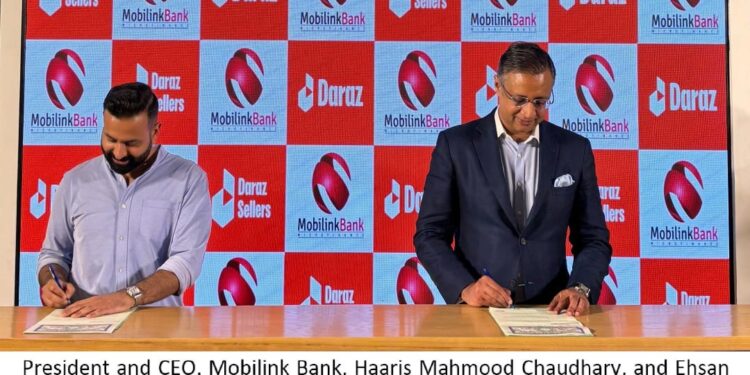 Mobilink Bank and Daraz Pakistan partner to empower MSMEs through access to finance and digital enablement