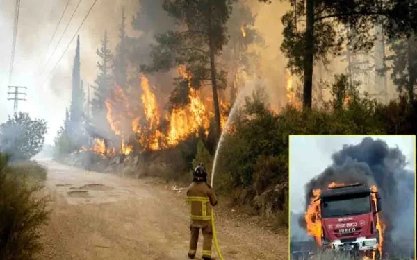 Massive Forest Fires Erupt Across Central Israel: Emergency Measures Enforced in Jerusalem and Tel Aviv Regions