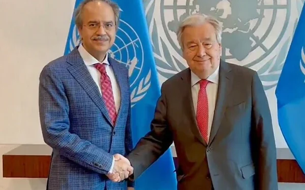 Pakistani Envoy Meets UN Secretary General to Discuss Rising Regional Tensions
