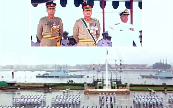 Passing Out Parade at Pakistan Naval Academy PNS Rahbar; Field Marshal Syed Asim Munir Chief Guest