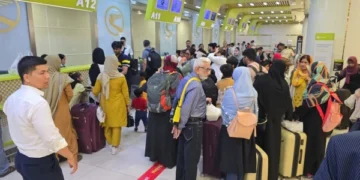 107 Pakistanis Stranded in Iran Safely Return Home on Special PIA Flight