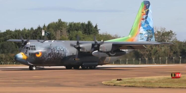 PAF CONTINGENT ARRIVES IN UK TO PARTICIPATE IN RIAT-2025