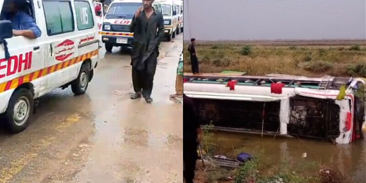 Tragedy on the Roads: Multiple Dead and Dozens Injured in Separate Bus Accidents in Sindh