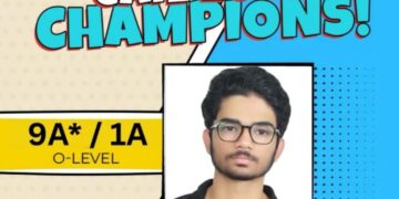 A Proud Moment for The City School Ravi Campus. Zaid Bin Shakir Shines in CAIE O Level 2025 with 9 A*S.