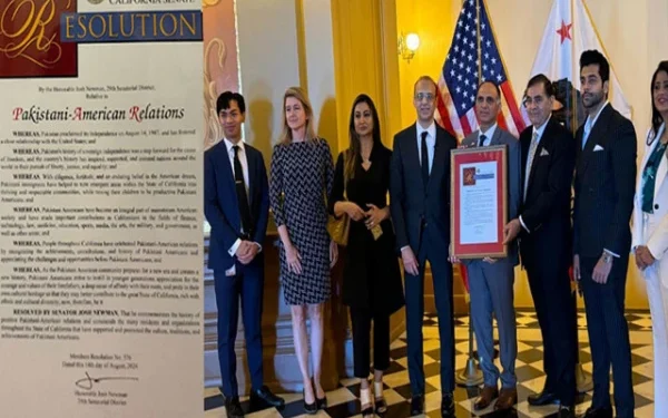 California Senate Passes Historic Resolution Recognizing Pakistani-American Community and Pakistan-US Relations
