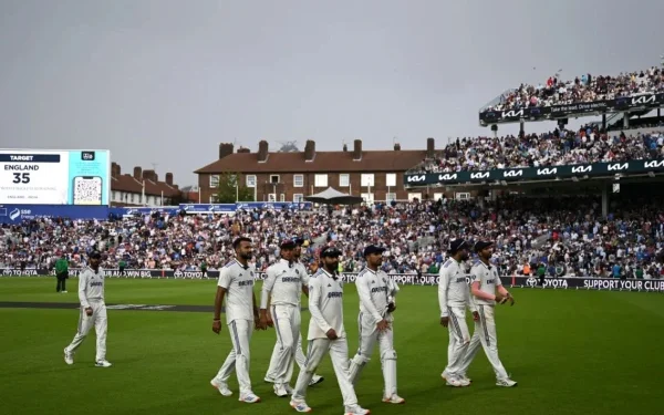 Fifth Test Between India and England at The Oval Enters Thrilling Final Phase
