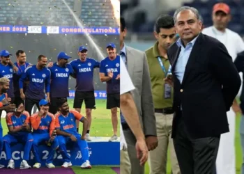 Mohsin Naqvi’s stubborn refusal to accept the trophy, Indian team deprived of the trophy despite winning.