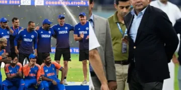 Mohsin Naqvi’s stubborn refusal to accept the trophy, Indian team deprived of the trophy despite winning.