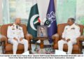 COMMANDER UAE NAVAL FORCES MEETS CHIEF OF THE NAVAL STAFF AT NAVAL HEADQUARTERS.