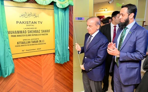 PM inaugurates Pakistan TV Digital to counter propaganda, deliver Pakistan’s voice globally.