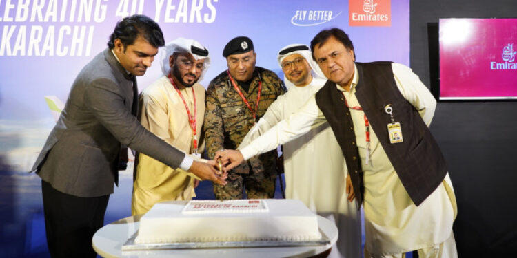 Emirates Showcases Retrofitted B777 with Premium Economy to Celebrate 40th Anniversary of Operations to Karachi