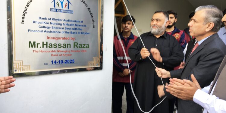 Managing Director & CEO BoK Inaugurates Bank of Khyber Auditorium at Khpal Kor Foundation, Swat