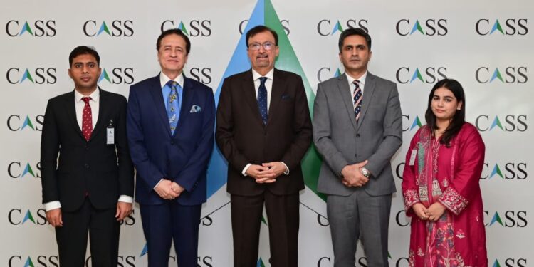 CASS hosted a roundtable titled “Character Building as the Bedrock of Pakistan Air Force Leadership.”