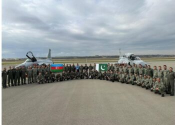 PAF CONTINGENT ARRIVES IN AZERBAIJAN FOR BILATERAL EXERCISE INDUS SHIELD ALPHA .