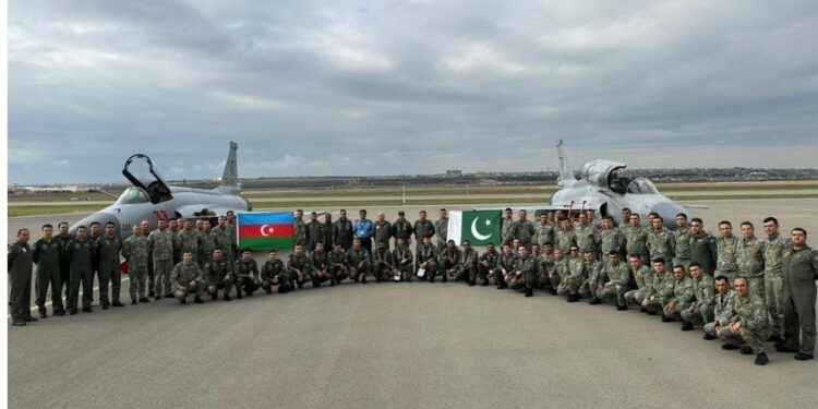PAF CONTINGENT ARRIVES IN AZERBAIJAN FOR BILATERAL EXERCISE INDUS SHIELD ALPHA .