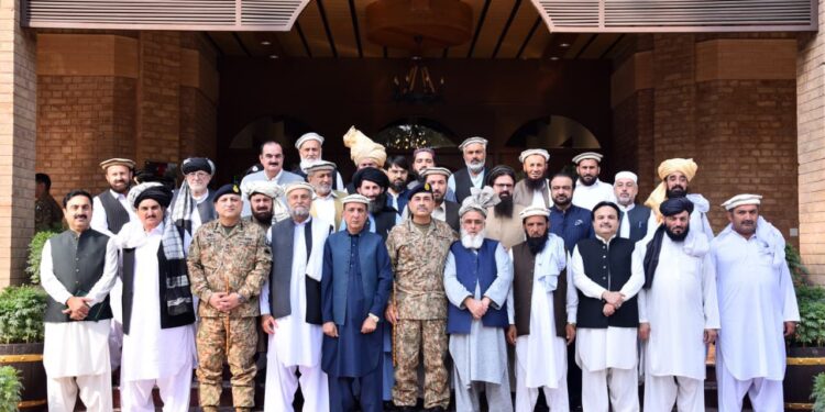 Field Marshal Syed Asim Munir, NI (M), HJ, Chief of Army Staff (COAS), visited Peshawar today.