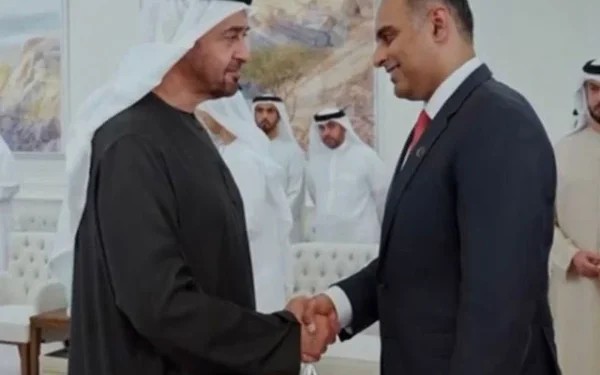 Mr. Bilal Azhar Kayani Called on His Highness President of the UAE in Abu Dhabi