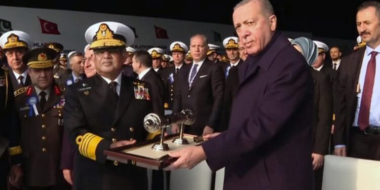 PAKISTAN NAVY BOLSTERS FLEET WITH COMMISSIONING OF 2ND MILGEM SHIP PNS KHAIBAR IN TÜRKIYE.