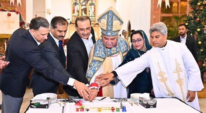 Field Marshal Syed Asim Munir, NI (M), HJ, COAS & CDF, attended the Christmas celebrations at Christ Church in Rawalpindi,