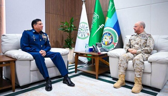 AIR CHIEF CALLS ON SENIOR MILITARY LEADERSHIP OF SAUDI ARABIA.