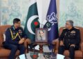 Chief of Air Staff Bangladesh Air Force Calls on Chief of the Naval Staff at Naval Headquarters.