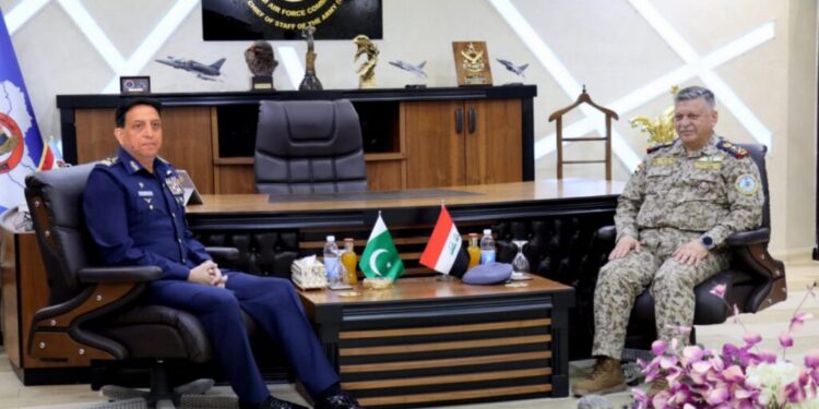 PAF Chief Calls on Iraqi Air Force Commander, Discusses Enhanced Bilateral Air Cooperation.
