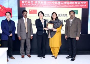 Pakistan China Welding Training Program Concludes with Certificate Distribution and Job Offers at NAVTTC Headquarter.
