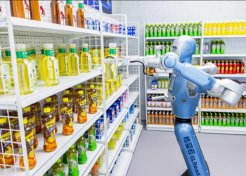 China’s first humanoid robot 7S store in Hubei province generating buzz