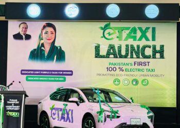CM Maryam Nawaz Sharif Launches Country’s First E-Taxi Scheme.