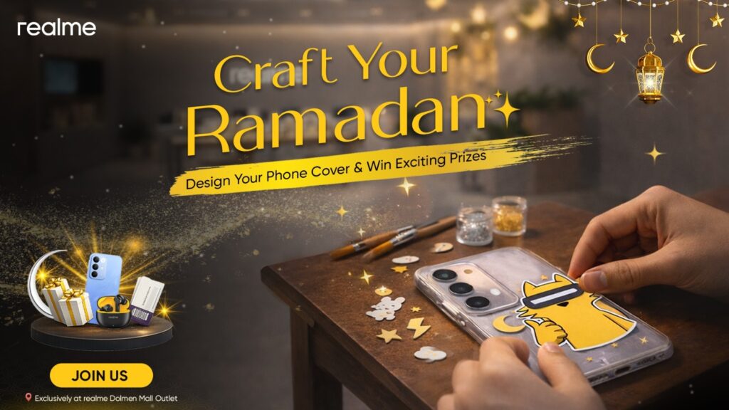 Realme Celebrates the Holy Month with “Craft Your Ramadan” Creative Workshops .