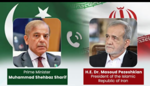 Telephone call between the Prime Minister and the President of Iran.