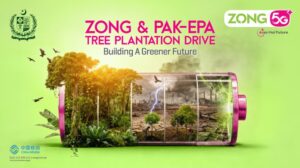 Zong Leads Climate Action through Afforestation Drive in Islamabad.