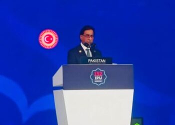 Ayaz Sadiq Speaks for Justice at IPU.