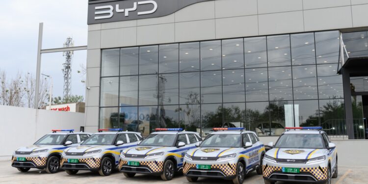 Islamabad Police Leads Pakistan’s Electric Revolution with BYD NEVs.