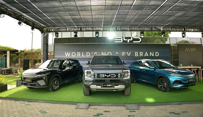 BYD Pakistan Comes to Sialkot to showcase its NEV range