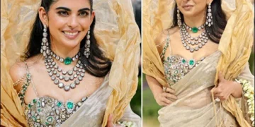 Isha Ambani’s Golden Saree Steals Spotlight at Met Gala 2026