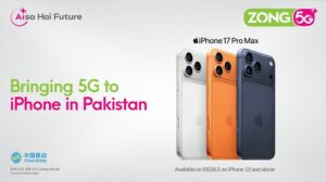 Zong Accelerates Next-Generation Connectivity with Official 5G Enablement on iPhones in Pakistan.