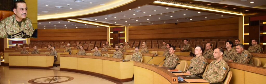 COAS Asim Munir Reviews Operational Readiness, Regional Security at GHQ